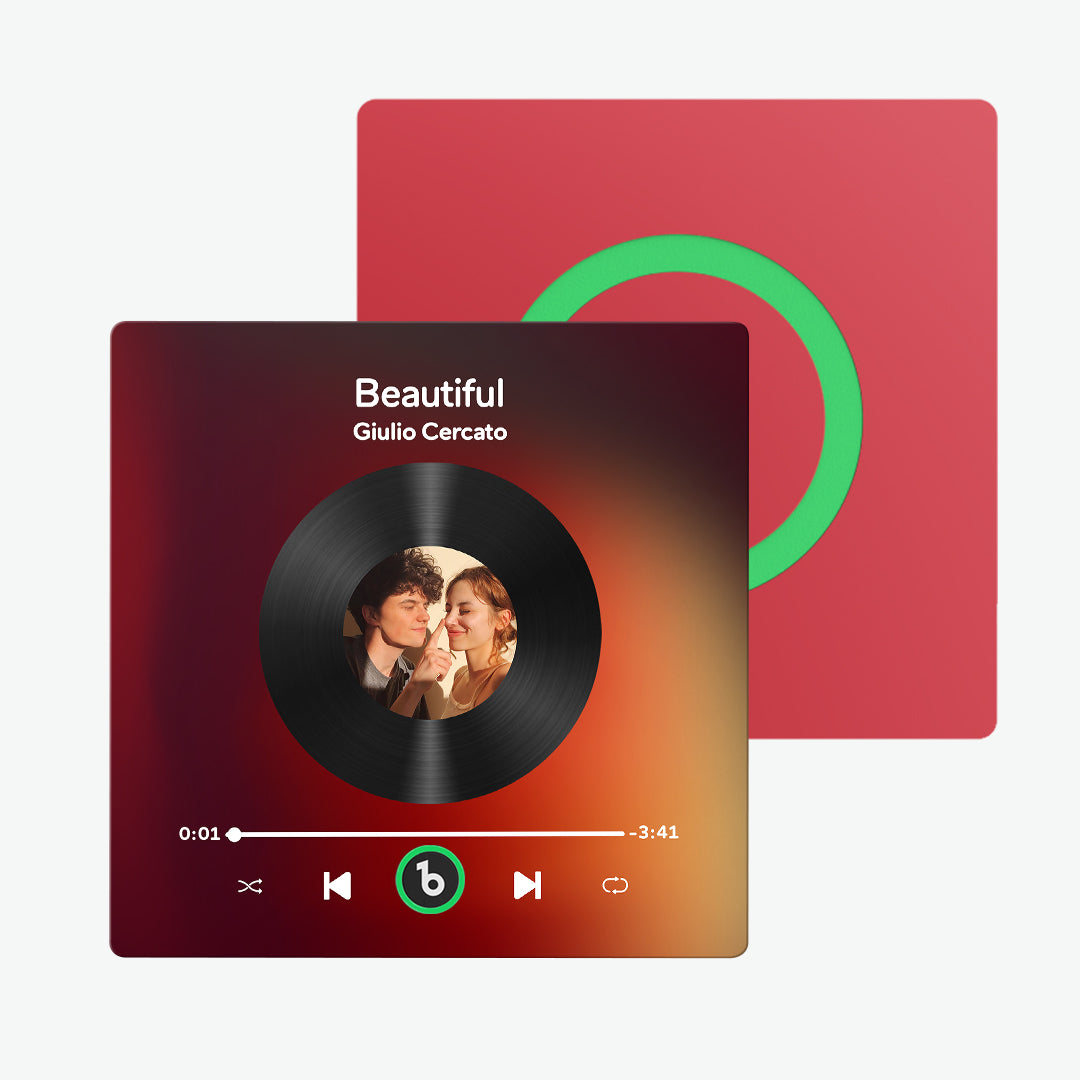 Customisable Frameless Music Fridge Magnet - Personalised Audio Album Gift 4.0 Upgrade