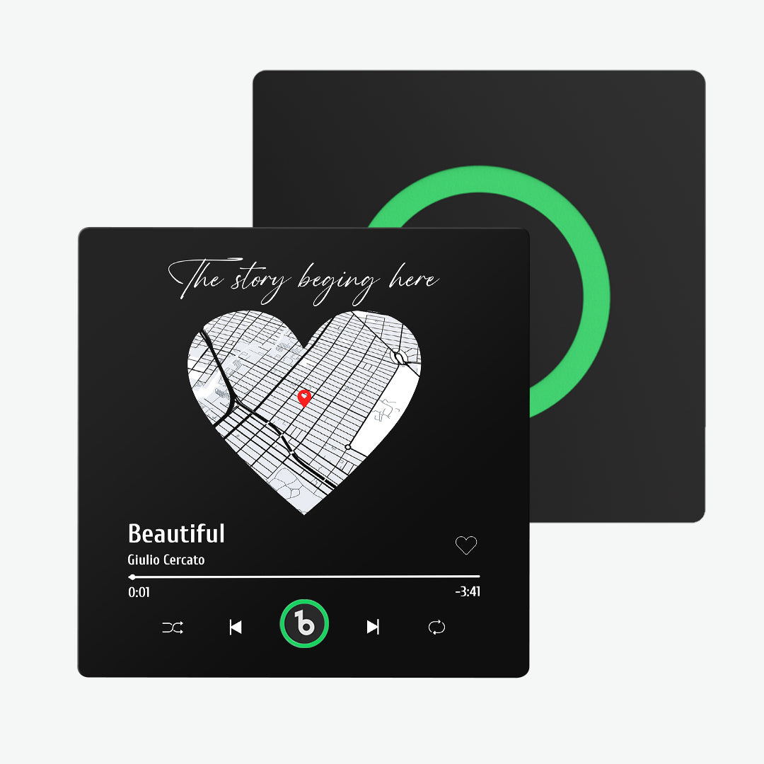 Frameless Custom Music Fridge Magnet 4.0 | Personalised Photo & Music Gift