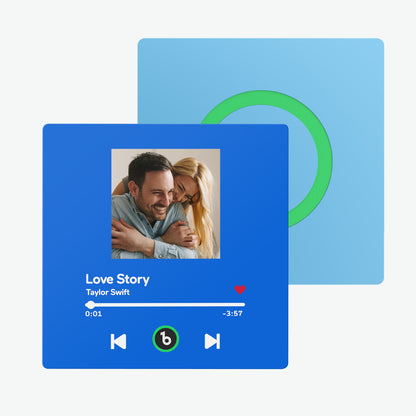 Frameless Custom Music Fridge Magnet 4.0 | Personalised Photo & Music Gift