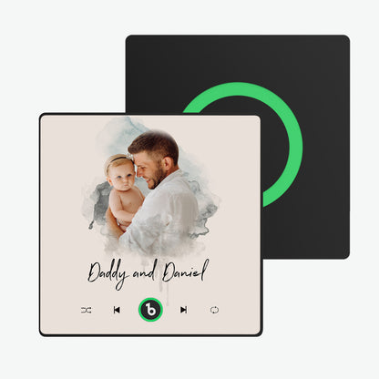 Personalised Framed Music Fridge Magnet - Plays Custom Songs Without Phone | Unique Gift