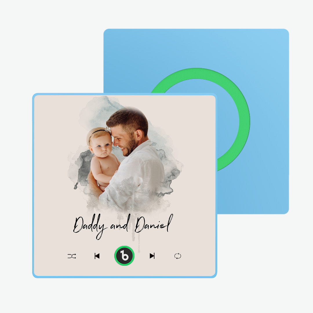 Personalised Framed Music Fridge Magnet - Plays Custom Songs Without Phone | Unique Gift