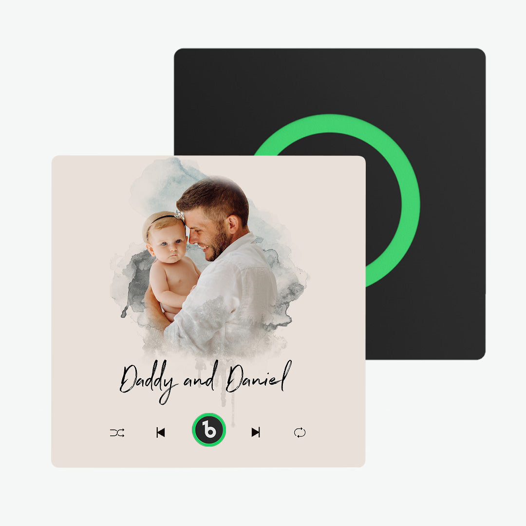 Frameless Custom Music Fridge Magnet 4.0 | Personalised Photo & Music Gift