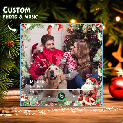 FridgeBeats™ Personalised Music Photo Magnet | Custom Song Gift UK