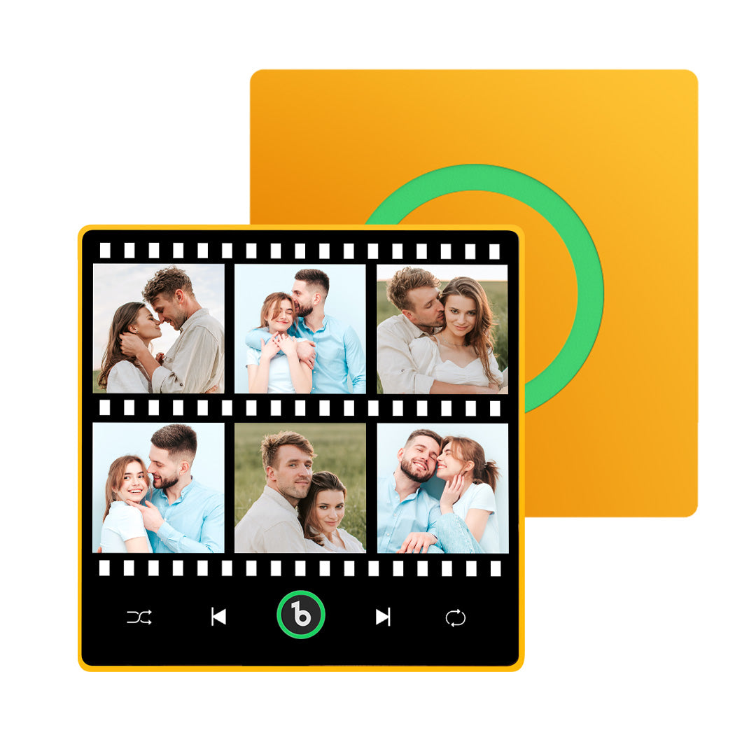 FridgeBeats 4.0 Personalised Music Fridge Magnet - Custom Romantic Gift for Couples UK