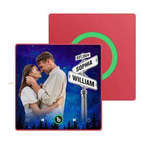 FridgeBeats Framed New 4.0 Upgrade Custom Music Fridge Magnet Street Sign Style Fridge Magnet Gift for Lover