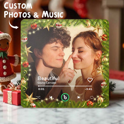 FridgeBeats 4.0 Pro: Frameless Bluetooth Music & Photo Fridge Magnet - Personalised Gift