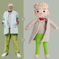 Custom crochet doll 15cm personalised handmade mini look-alike keepsake, perfect birthday or Christmas gift, handwoven with soft premium yarn