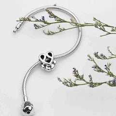 Dog Paw Photo Charm 925 Sterling Silver