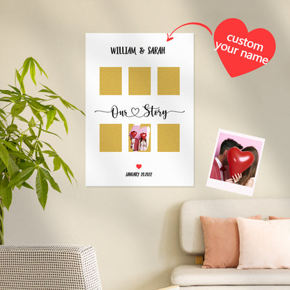 Personalised Scratch Off Bucket List Poster | Custom Couples Wedding Gift