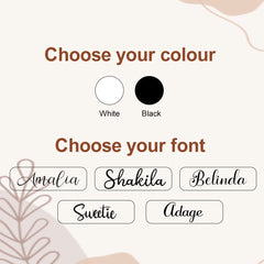 Personalised Name Can Glass with Colourful Birth Flower - Custom 19oz Gift