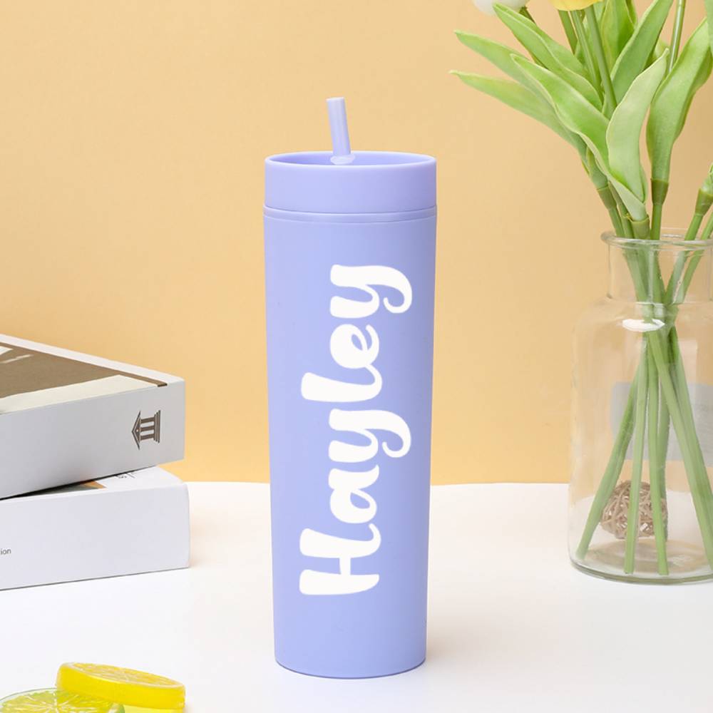 Personalised Engraved Plastic Sippy Cup - Wedding Gift & Bridesmaid Present