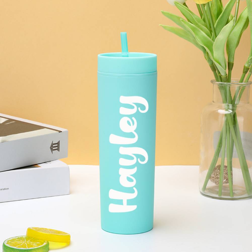Personalised Engraved Plastic Sippy Cup - Wedding Gift & Bridesmaid Present