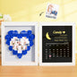 Engraved message example on personalised shadow box demonstrating customisation options – perfect personalised gift for Mum