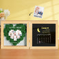 Gift-ready presentation of personalised flower shadow box in stylish packaging – ready for Mother's Day or birthday gifting