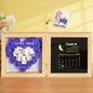 Personalised moon phase detail with custom name – meaningful Moon Phase Calendar gift for Mum or Grandma