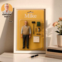 Fully Body Custom Figure Portraits | Personalized Toy Box Art | Custom Photo Frame Decorations Flat Printed Image in Reality