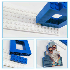 Personalized DAD and PAPA Photo Building Brick Puzzles Photo Block Father's Day Gifts