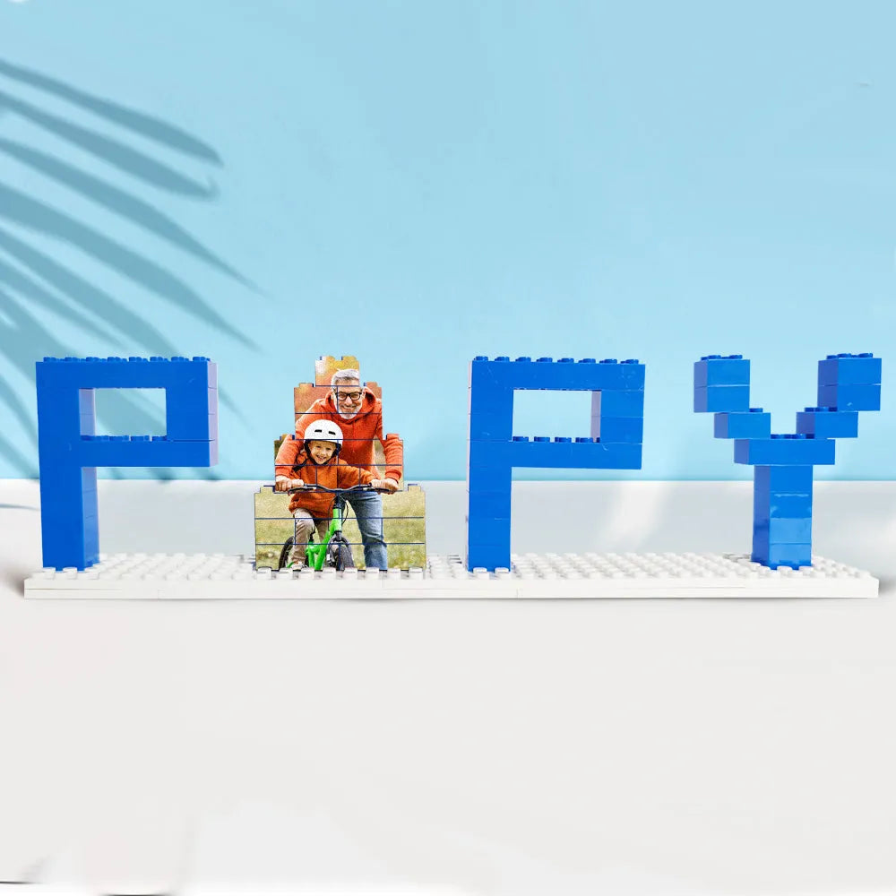 Packaging and presentation of personalised photo brick puzzle — ready-to-gift custom photo block