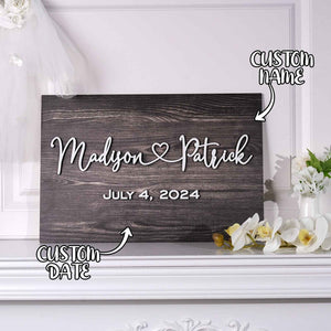 Personalized Wedding Sign Wedding Welcome Sign for Wedding Entrance