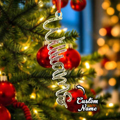 Personalized Name Christmas Tree Ornament Christmas Stocking Gift Tag Decoration Gift