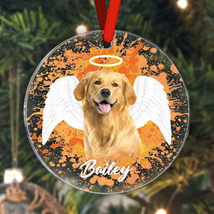 Personalized Pet Memorial Photo Ornament Christmas Tree Decoration Gift for Pet Lovers