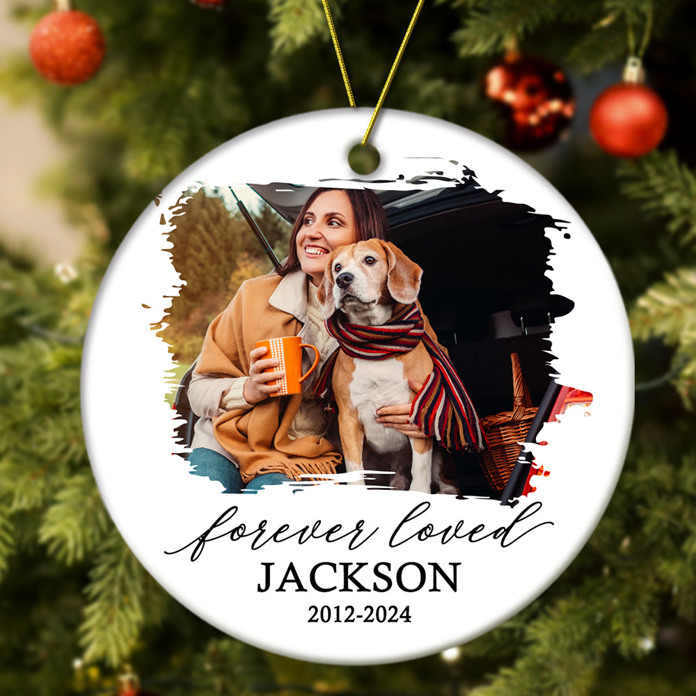 Personalised Memorial Pet Ornament - Custom Christmas Gift for Pet Lovers