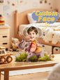 Custom face acrylic standee in playful pose — ideal personalised gift for kids and adults who love quirky decor