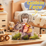 Personalized Face Kids and Animal Shaking Head Standee Gift for Kids