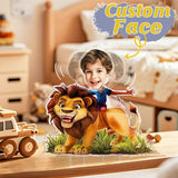 Personalized Face Kids and Animal Shaking Head Standee Gift for Kids