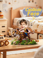 Personalised shaking head standee displayed on a study desk — fun and durable acrylic custom photo ornament for kids