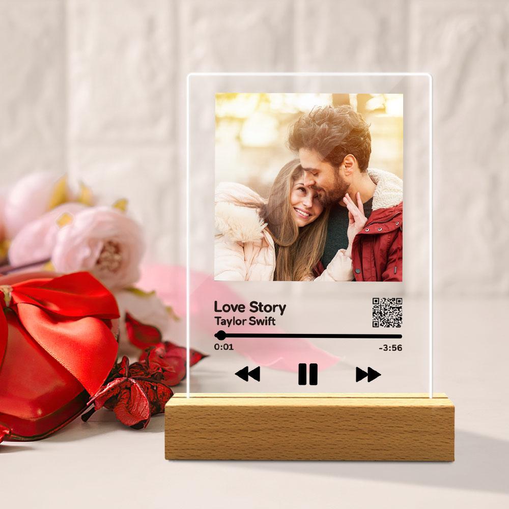 Personalised Video Plaque with QR Code | Custom Wedding & Anniversary Gift