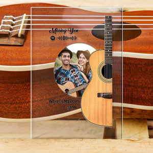 Personalized Photo Night Light For Couple With Engraving