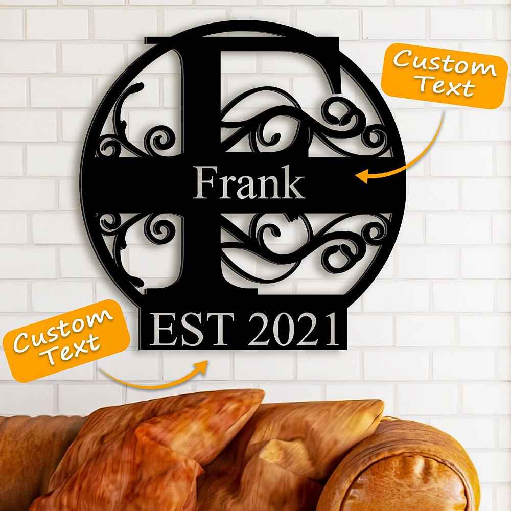 Custom Family Name Decor Last Name Sign Best Wedding Gift for Your Loved Ones