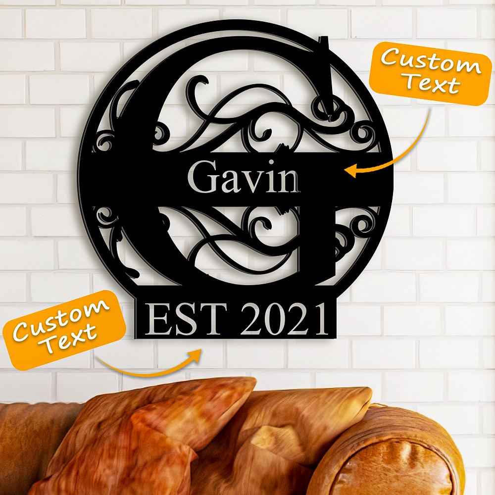 Custom Family Name Decor Last Name Sign Best Wedding Gift for Your Loved Ones