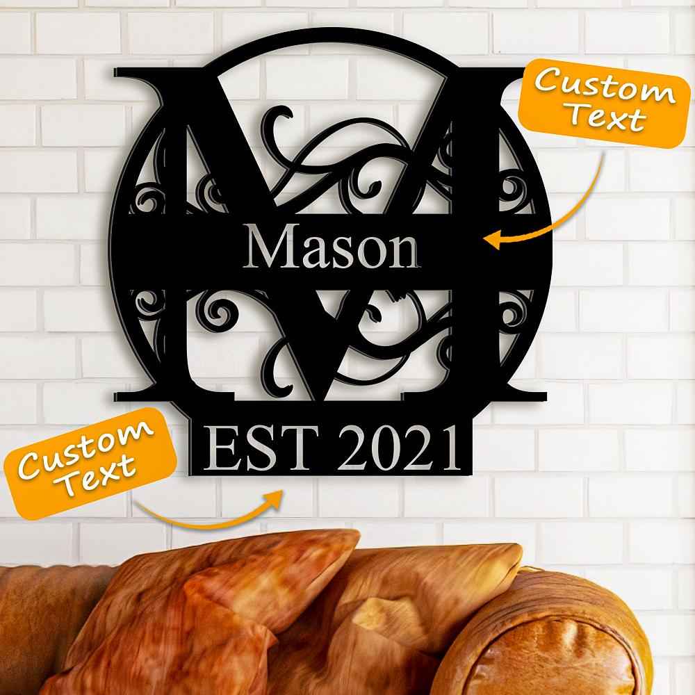 Custom Family Name Decor Last Name Sign Best Wedding Gift for Your Loved Ones