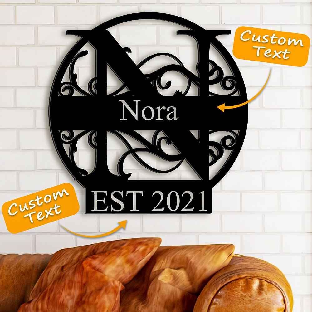 Custom Family Name Decor Last Name Sign Best Wedding Gift for Your Loved Ones