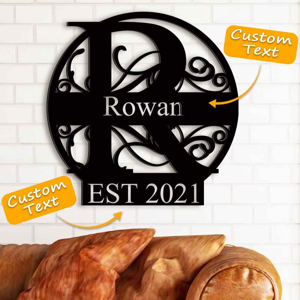 Custom Family Name Decor Last Name Sign Best Wedding Gift for Your Loved Ones