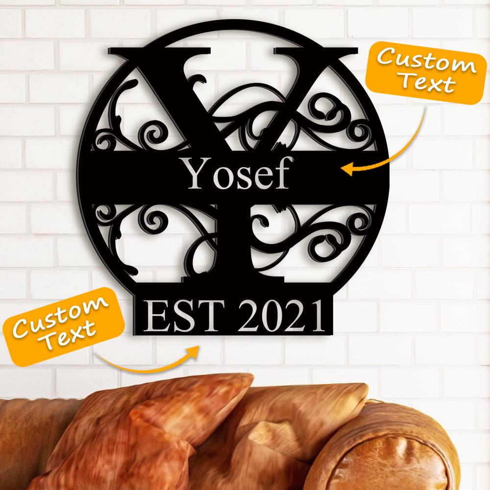 Personalised Family Name Sign | Custom Wedding & Housewarming Gift UK