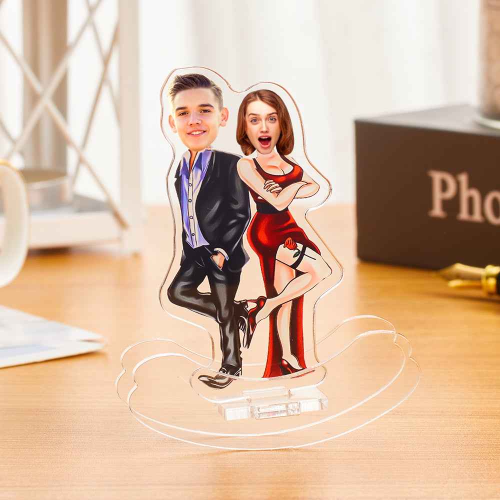 Couple Desktop Decoration Custom Tumblers with Pictures