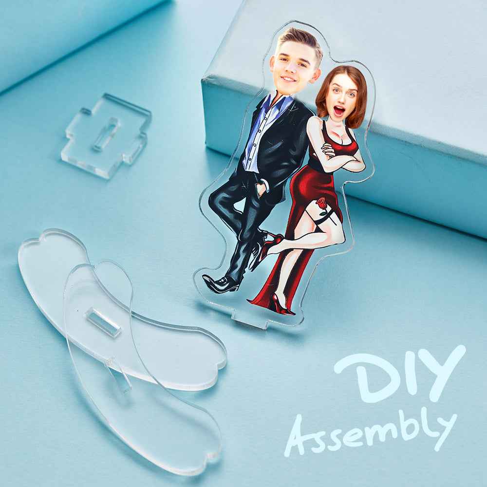 Couple Desktop Decoration Custom Tumblers with Pictures