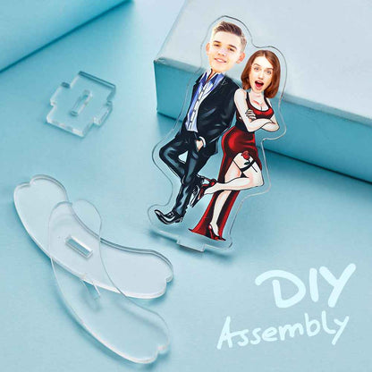 Couple Desktop Decoration Custom Tumblers with Pictures