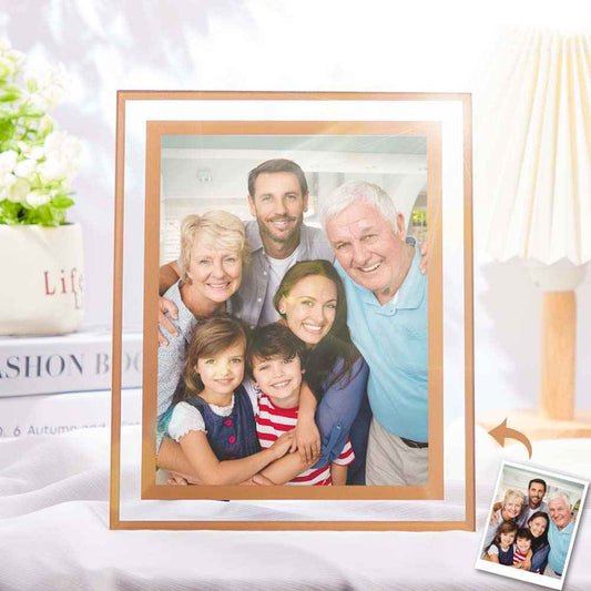 Custom Crystal Photo Frame Photo Holder Decorative Plaque Creative Gift