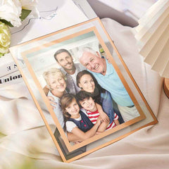 Custom Crystal Photo Frame Photo Holder Decorative Plaque Creative Gift