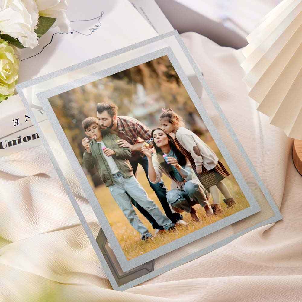Custom Crystal Photo Frame Photo Holder Decorative Plaque Creative Gift
