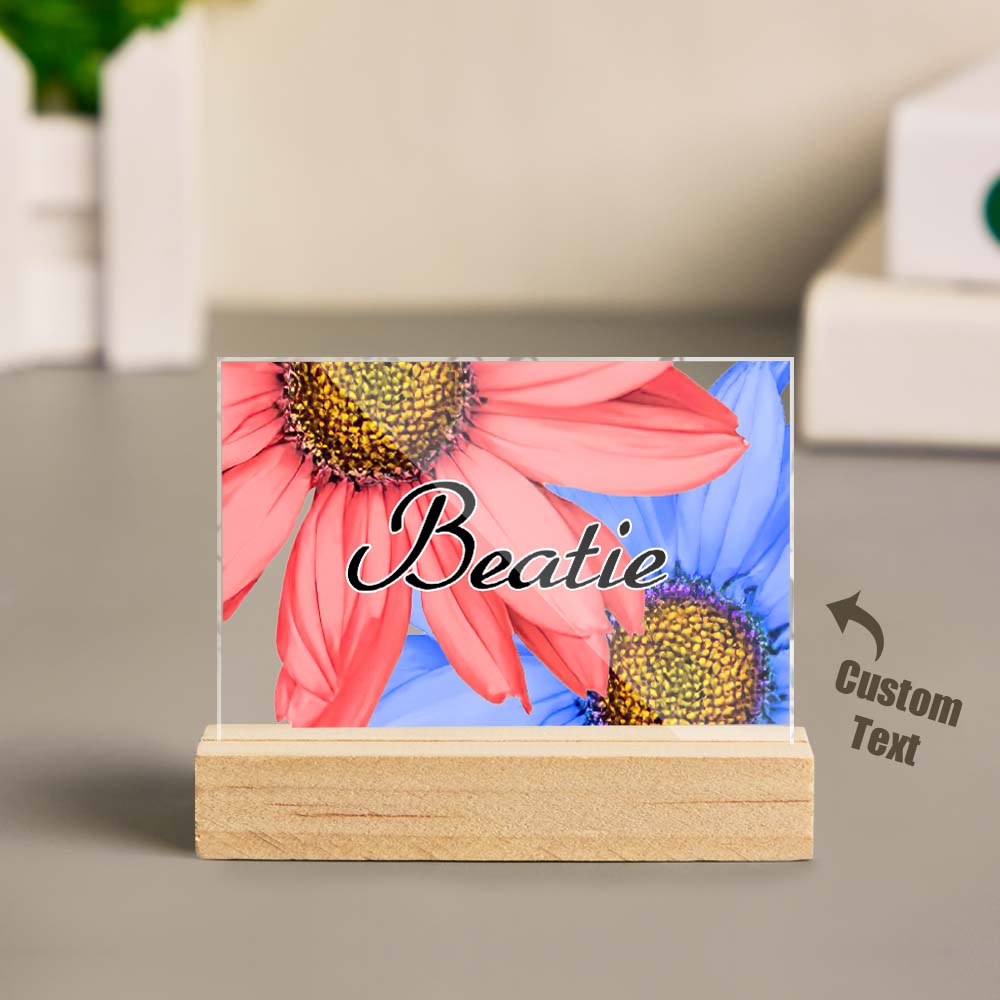 Custom Engraved Desk Name Plate | Personalised Office Nameplate for Boss