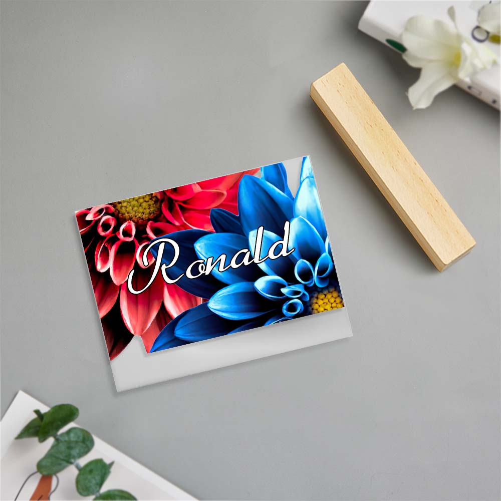 Custom Engraved Desk Name Plate | Personalised Office Nameplate for Boss