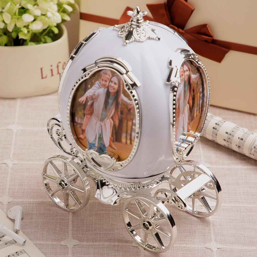 Custom Photo Frame Carriage Music Box