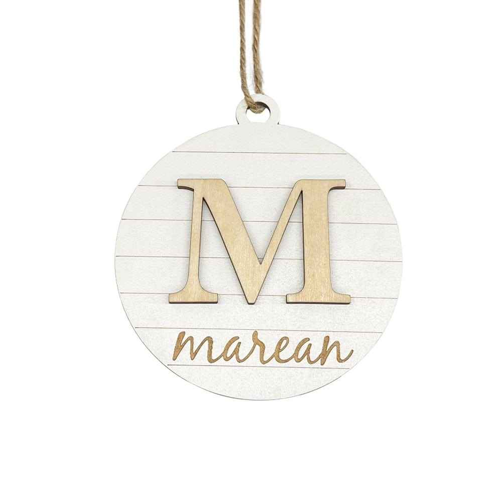 Custom Engraved Name Christmas Ornament Personalized Wooden Ornament Christmas Tree Decoration