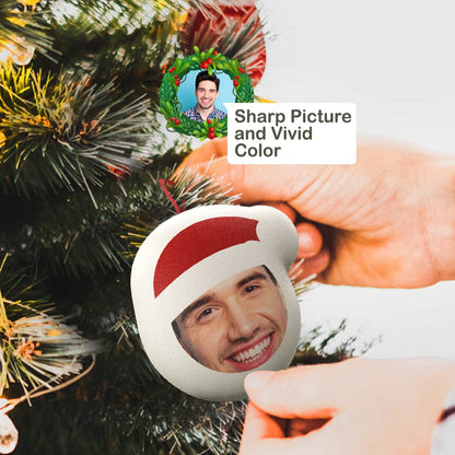 Personalised Christmas Ornament Hanging Doll Decorations - Set of 3 Funny Customisable Photo Gifts