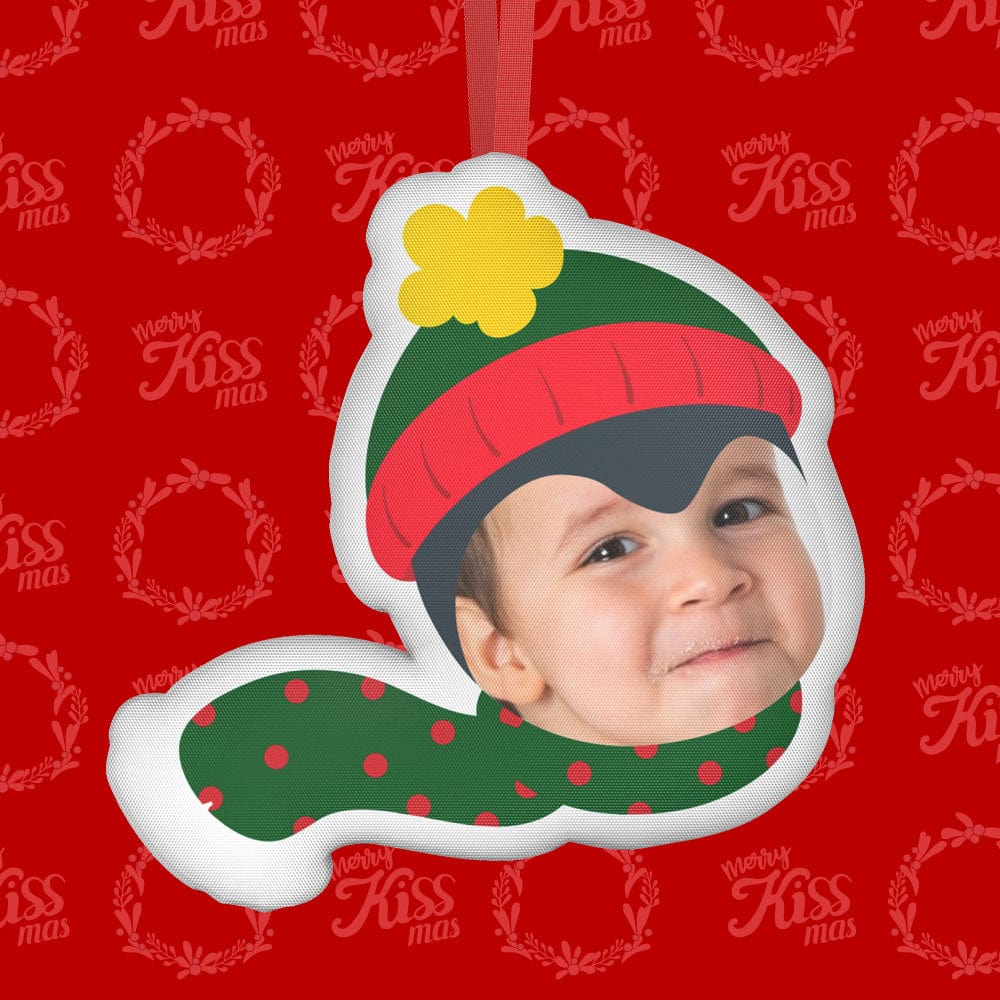 Personalised Christmas Ornament Hanging Doll Decorations - Set of 3 Funny Customisable Photo Gifts